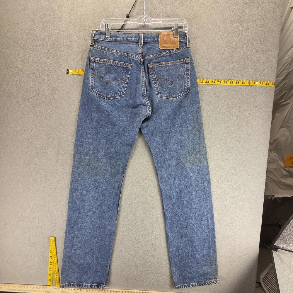 Vintage Levis 501 Jeans Mens Blue Straight Button Fly Made In USA Fits 29x31